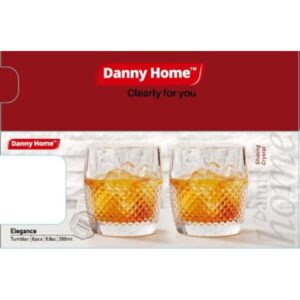 1988-128 Glass Cup 6Pcs Set 280ml