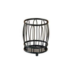 YM4301B Spoon Holder Round Black