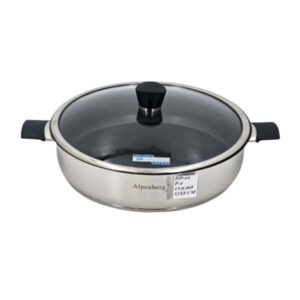 HP64 32x7cm SS Karahi With G-Lid