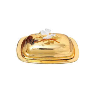 MYD-004 Golden Butter Dish 24c
