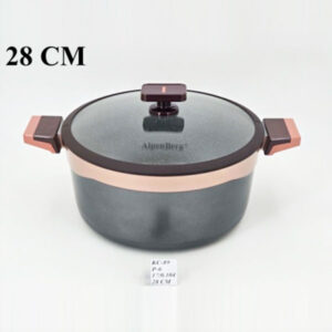 KC89 28cm Pot Glass-L Gray-Copper