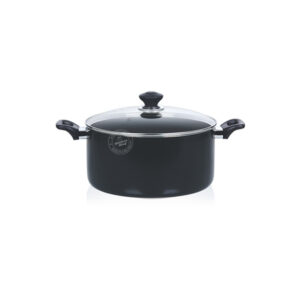 KK7010322 Lumina 22cm Casserole BLACK