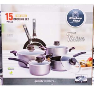 KK7510509 Fusion 15pcs GIFT Cookset Blk