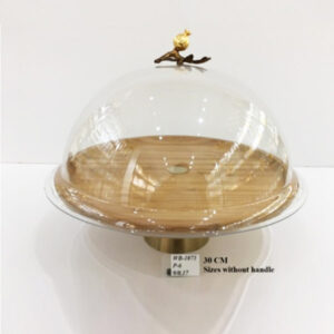 WB1073 CAKE STAND W-COVER 30cm
