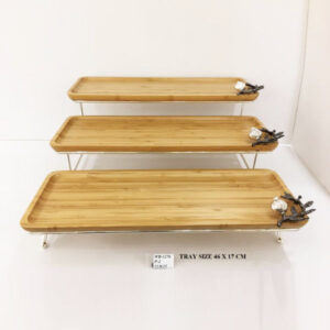 WB1276 3-Teir Pastry-S WD 46x17cm (S)