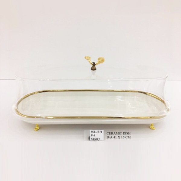 WB1374 SWEET DISH L 41x15cm (G)